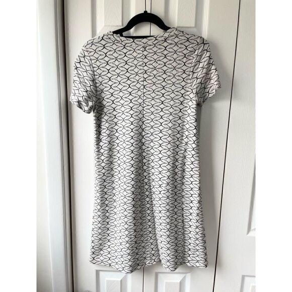 ZARA Short Sleeve Jacquard Mini Dress - Picture 4 of 4